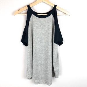 AEROPOSTALE LIVE LOVE DREAM COLD SHOULDER TEE